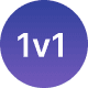 Challenge users in 1v1 competitions